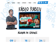 Tablet Screenshot of fabiorabin.com.br